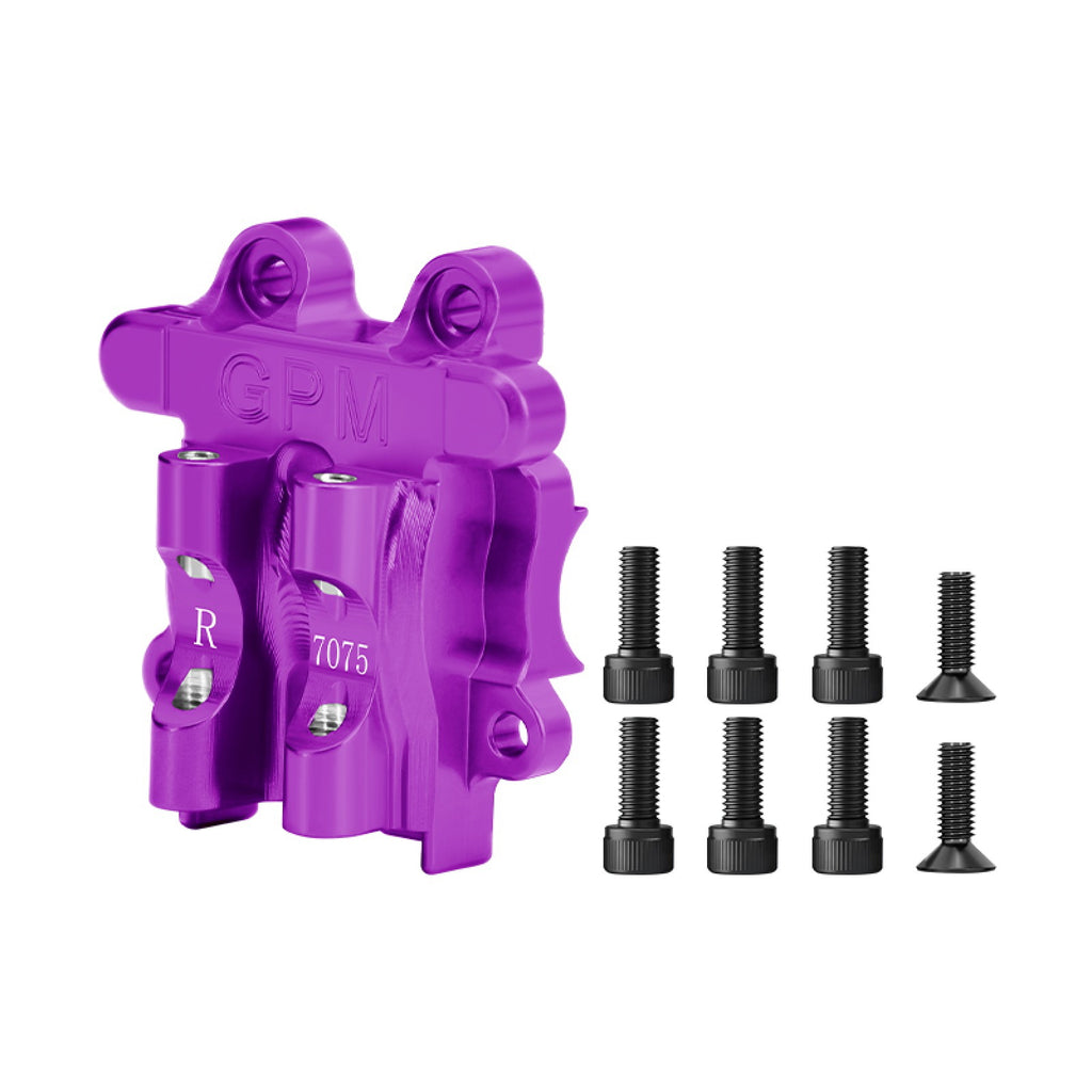 Aluminum 7075 Rear Diff Cover For Arrma 1/18 Granite GROM MEGA 380 Brushed 4X4 Monster Truck ARA2102 Upgrades - Purple