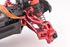 Aluminum 7075 Front Steering Block For Arrma 1/18 GRANITE GROM MEGA 380 Brushed 4X4 Monster Truck ARA2102 - Red