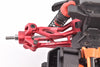 Aluminum 7075 Front Steering Block For Arrma 1/18 GRANITE GROM MEGA 380 Brushed 4X4 Monster Truck ARA2102 - Red