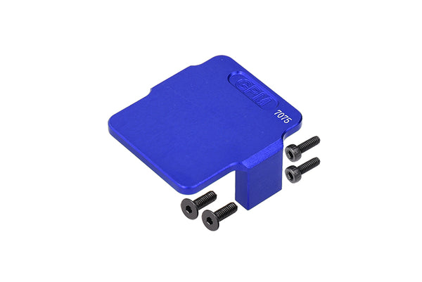 Aluminum 7075 Servo Mount / Radio Deck For Standalone ESC / Receiver For Arrma 1/18 GRANITE GROM MEGA 380 Brushed 4X4 Monster Truck ARA2102 Upgrade Parts - Blue