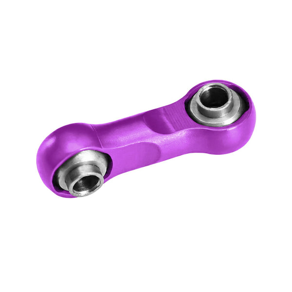 Aluminum 7075 Alloy Steering Drag Link for Arrma 1/18 Granite GROM MEGA 380 Brushed 4X4 Monster Truck ARA2102 Upgrade Parts - Purple