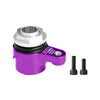 7075 Aluminum Alloy 25T Servo Saver Set Horn with Built-in Spring for Arrma 1/18 Granite GROM MEGA 380 Brushed 4X4 Monster Truck ARA2102 Upgrade Parts - Purple