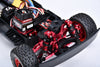 Aluminum 7075 Alloy Front & Rear Shock Cap Protector For Arrma 1:14 TYPHON GROM / 1:16 MOJAVE GROM / 1:18 GRANITE GROM Small-Scale Monster Truck Upgrades - Red