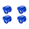 Aluminum 7075 Alloy Front & Rear Shock Cap Protector For Arrma 1:14 TYPHON GROM / 1:16 MOJAVE GROM / 1:18 GRANITE GROM Small-Scale Monster Truck Upgrades - Blue