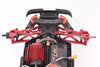 Aluminum 7075 Rear Upper Suspension Arms For Arrma 1/18 GRANITE GROM MEGA 380 Brushed 4X4 Monster Truck ARA2102 - Red