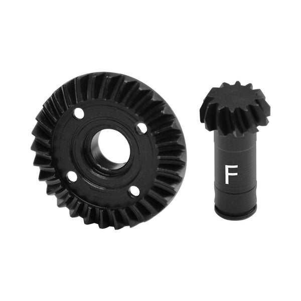 Medium Carbon Steel 30/12T Front Differential Gear Set For Arrma 1:18 4WD GRANITE GROM MEGA 380-ARA2102 / 1:18 TYPHON GROM MEGA380 BRUSHED-ARA2106 / 1:14 DESERT TRUCK RTR-ARA2104 Upgrades