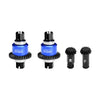 4140 CARBON STEEL + Aluminum 7075 ALLOY FRONT & REAR DIFFERENTIAL GEAR SET 12/30T For Arrma 1:18 GRANITE GROM / 1:14 TYPHON GROM / 1:16 MOJAVE GROM / QUAKE GROM / GORGON GROM - Blue