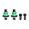 4140 CARBON STEEL + Aluminum 7075 ALLOY FRONT & REAR DIFFERENTIAL GEAR SET 12/30T For Arrma 1:18 GRANITE GROM / 1:14 TYPHON GROM / 1:16 MOJAVE GROM / QUAKE GROM / GORGON GROM - Green
