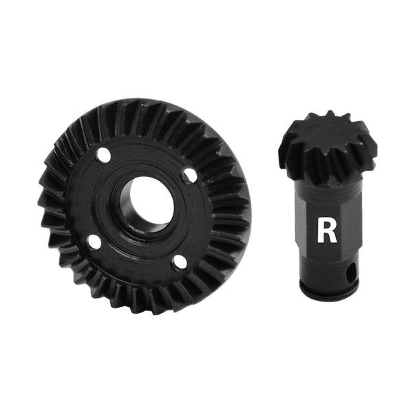 Medium Carbon Steel Rear Differential Gear Set 30/12T For Arrma 1:14 DESERT TRUCK RTR-ARA2104 / 1:18 4WD GRANITE GROM MEGA 380-ARA2102 / 1:18 TYPHON GROM MEGA380 BRUSHED-ARA2106 Upgrades