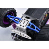 Stainless Steel Front And Rear Chassis Skid For Arrma 1:16 QUAKE GROM / GORGON GROM Brushed Monster Truck Upgrades