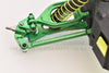 Aluminum 7075 Front Steering Block (Larger Inner Bearings) For Arrma 1/10 GORGON 4X2 Mega 550 Brushed Monster Truck-ARA3230 Upgrades - Green