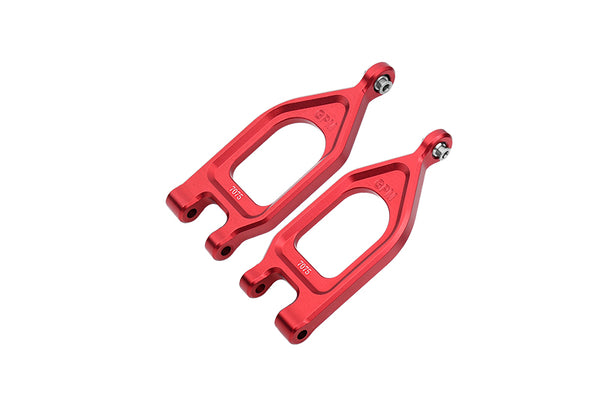 Aluminum 7075 Front Upper Suspension Arms For Arrma 1/10 GORGON 4X2 Mega 550 Brushed Monster Truck-ARA3230 - Red