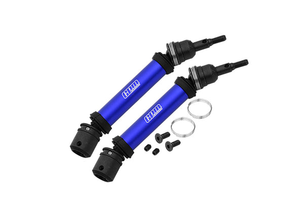 Medium Carbon Steel+Aluminum 6061 Rear Cvd Drive Shaft For Arrma 1:10 GORGON / SENTON / VORTEKS / SENTON V3 / BIG ROCK / BIG ROCK V3 / GRANITE / GRANITE V3 / VORTEKS Upgrade Parts - Blue