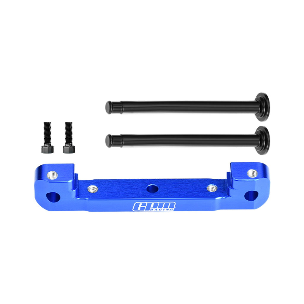 Aluminum 7075 Alloy Front Upper Suspension Mount For Arrma 1/8 KRATON EXB OUTCAST TALION TYPHON NOTORIOUS 6S V5 1/7 INFRACTION LIMITLESS MOJAVE FIRETEAM BIG ROCK FELONY 6S V2 - Blue