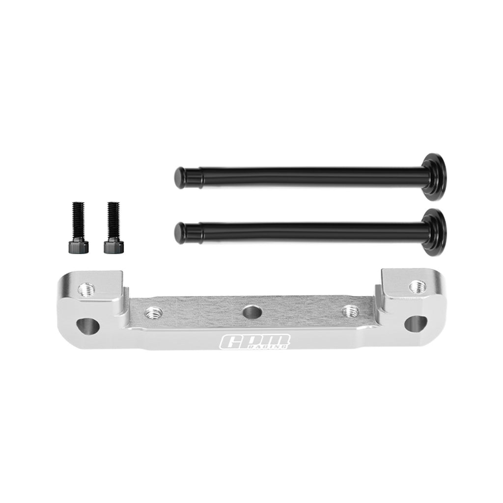 Aluminum 7075 Alloy Front Upper Suspension Mount For Arrma 1/8 KRATON EXB OUTCAST TALION TYPHON NOTORIOUS 6S V5 1/7 INFRACTION LIMITLESS MOJAVE FIRETEAM BIG ROCK FELONY 6S V2 - Silver