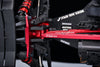 Aluminum 7075 Alloy Rear Center Brace Mount For Arrma 1:8 KRATON 6S EXB / KRATON V6 / NOTORIOUS 6S V6 Upgrade Parts - Red