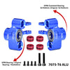 Aluminum 7075 Alloy Front Steering Block (Larger Outer Bearings) For Arrma 1/8 Kraton 6S EXB Notorious 6S V6 - Blue