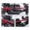 Aluminum 7075 Alloy Center Brace Bar ARA320762 + ARA320763 For Arrma 1/8 KRATON 6S EXB V6 Speed Truck Upgrades - Red
