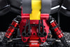 Aluminum 7075 Alloy Rear Shock Tower For Arrma 1:8 KRATON 6S EXB V6 / KRATON 6S EXB V2 / KRATON 6S V6 / NOTORIOUS 6S V6 Speed Truck Upgrades - Red