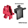 Aluminum 7075-T6 Alloy Center Diff Gear Cover For Arrma 1:8 KRATON 6S EXB / KRATON V6 / NOTORIOUS 6S V6 Upgrades - Red