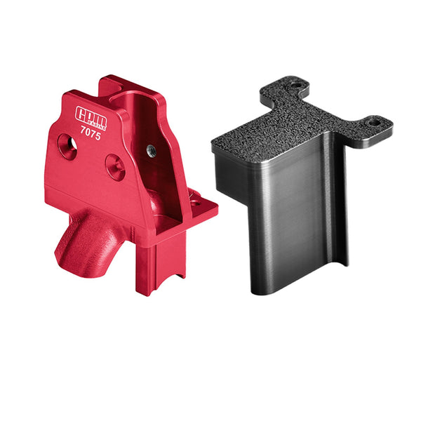 Aluminum 7075-T6 Alloy Center Diff Gear Cover For Arrma 1:8 KRATON 6S EXB / KRATON V6 / NOTORIOUS 6S V6 Upgrades - Red