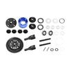 20CrMnTi Steel Main Gear 47T  1.0 + Aluminum 7075 Alloy Center Complete Differential For Arrma 1:8 KRATON 6S / OUTCAST / TALION / NOTORIOUS / 1:7 MOJAVE 6S / FIRETEAM / BIG ROCK - Blue