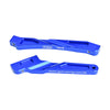 Aluminum 7075-T6 ALLOY FRONT AND REAR CHASSIS BRACE FOR ARRMA 1:8 NOTORIOUS 6S V5 V6 / TYPHON V5 TLR BLX / TLR TUNED TYPHON / OUTCAST 6S Upgrades - Blue