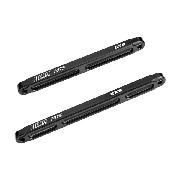 Aluminum 7075-T6 ALLOY CENTER BRACE BAR For Arrma 1/8 NOTORIOUS 6S V6 STUNT TRUCK-ARA8611V6 Upgrades - Black