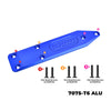 Aluminum 7075-T6 ALLOY FRONT AND REAR CHASSIS BRACE For Arrma 1:8 NOTORIOUS 6S V6 / OUTCAST 6S STUNT TRUCK Upgrades - Blue