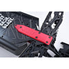 Aluminum 7075-T6 ALLOY FRONT AND REAR CHASSIS BRACE For Arrma 1:8 NOTORIOUS 6S V6 / OUTCAST 6S STUNT TRUCK Upgrades - Blue