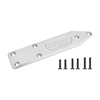 Aluminum 7075-T6 ALLOY FRONT AND REAR CHASSIS BRACE For Arrma 1:8 NOTORIOUS 6S V6 / OUTCAST 6S STUNT TRUCK Upgrades - Silver
