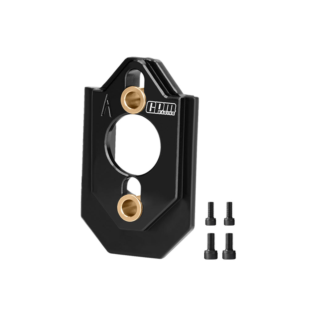 Aluminum 7075-T6 Alloy Adjustable Motor Mount For Arrma 1:16 QUAKE GROM / GORGON GROM Brushed Monster Truck Upgrades - Black