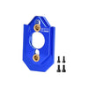 Aluminum 7075-T6 Alloy Adjustable Motor Mount For Arrma 1:16 QUAKE GROM / GORGON GROM Brushed Monster Truck Upgrades - Blue