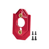 Aluminum 7075-T6 Alloy Adjustable Motor Mount For Arrma 1:16 QUAKE GROM / GORGON GROM Brushed Monster Truck Upgrades - Red