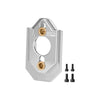 Aluminum 7075-T6 Alloy Adjustable Motor Mount For Arrma 1:16 QUAKE GROM / GORGON GROM Brushed Monster Truck Upgrades - Silver