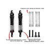 Aluminum 6061-T6 Alloy Front Or Rear Adjustable Progressive Spring Shock 71mm For Arrma 1:16 QUAKE GROM / GORGON GROM Brushed Monster Truck Upgrades - Silver