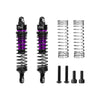 Aluminum 6061-T6 Alloy Front Or Rear Adjustable Progressive Spring Shock 71mm For Arrma 1:16 QUAKE GROM / GORGON GROM Brushed Monster Truck Upgrades - Purple