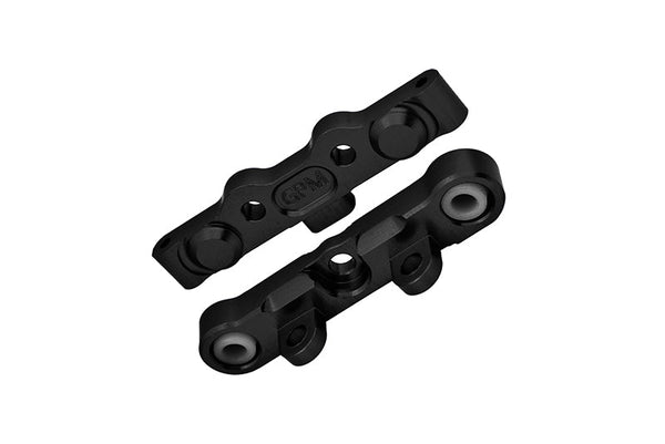 Aluminum 7075 Alloy Rear Hinge Pin Brace Set For Tekno 1/10 MT410 2.0 4X4 Pro Monster Truck-TKR9501 / SCT410 2.0 4X4 Short Course Truck Kit-TKR9500 Upgrades - Black