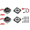 Aluminum 6061 Alloy High Speed 35X10mm Cooling Fan 20000 RPM For ARRMA 1:7 Talion 6S EXB / 1:8 Kraton 6S EXB / Notorious V6 - Black