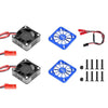Aluminum 6061 Alloy High Speed 35X10mm Cooling Fan 20000 RPM For ARRMA 1:7 Talion 6S EXB / 1:8 Kraton 6S EXB / Notorious V6 - Blue