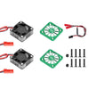 Aluminum 6061 Alloy High Speed 35X10mm Cooling Fan 20000 RPM For ARRMA 1:7 Talion 6S EXB / 1:8 Kraton 6S EXB / Notorious V6 - Green
