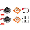 Aluminum 6061 Alloy High Speed 35X10mm Cooling Fan 20000 RPM For ARRMA 1:7 Talion 6S EXB / 1:8 Kraton 6S EXB / Notorious V6 - Orange