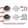 Aluminum 6061 Alloy High Speed 35X10mm Cooling Fan 20000 RPM For ARRMA 1:7 Talion 6S EXB / 1:8 Kraton 6S EXB / Notorious V6 - Silver