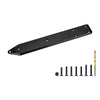 Aluminum 7075 Alloy Rear Chassis Skid Plate Brace Thickness 6mm For ARRMA 1/7 Talion 6S EXB V6 Speed Truck Upgrades - Black