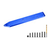 Aluminum 7075 Alloy Rear Chassis Skid Plate Brace Thickness 6mm For ARRMA 1/7 Talion 6S EXB V6 Speed Truck Upgrades - Blue