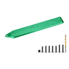Aluminum 7075 Alloy Rear Chassis Skid Plate Brace Thickness 6mm For ARRMA 1/7 Talion 6S EXB V6 Speed Truck Upgrades - Green