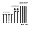 4140 Steel Front & Rear Suspension Pins And Shock Mount Pins For ARRMA 1:7 Talion 6S V6 / Fireteam / Big Rock / 1:8 Notorious / Talion / Kraton / Outcast / Typhon 6S