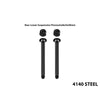 4140 Steel Rear Lower Suspension Pins (Outside) 4X49mm For ARRMA Talion 6S V6 / Fireteam / Big Rock / Notorious / Talion / Kraton / Outcast / Typhon / Infraction / Limitless / Mojave / Felony 6S