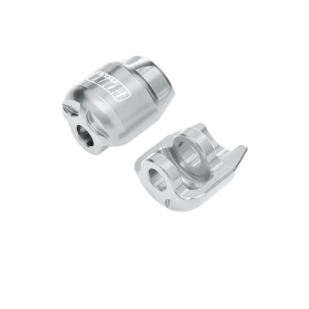 Aluminum 7075 Alloy Shock Cap Protector For Arrma 1:7 Talion 6S V6 / Fireteam / Big Rock / Felony / Infraction / Limitless / Mojave / 1:8 Kraton / Notorious / Outcast / Talion / Typhon 6S - Silver