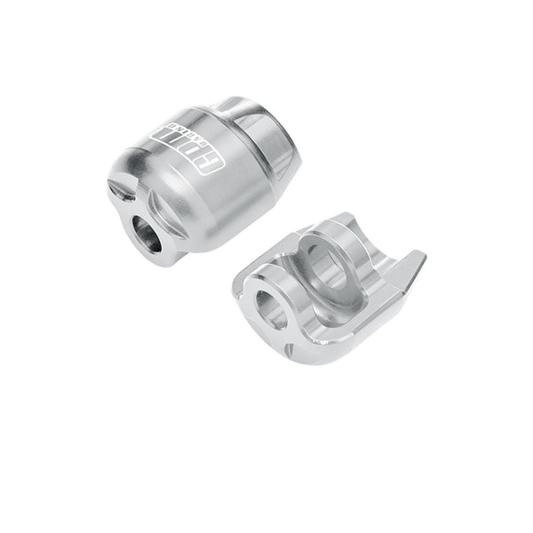Aluminum 7075 Alloy Shock Cap Protector For Arrma 1:7 Talion 6S V6 / Fireteam / Big Rock / Felony / Infraction / Limitless / Mojave / 1:8 Kraton / Notorious / Outcast / Talion / Typhon 6S - Silver
